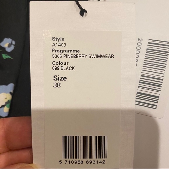 Ganni cropped Tie front-floral shirt Size 2 - Picture 10 of 11